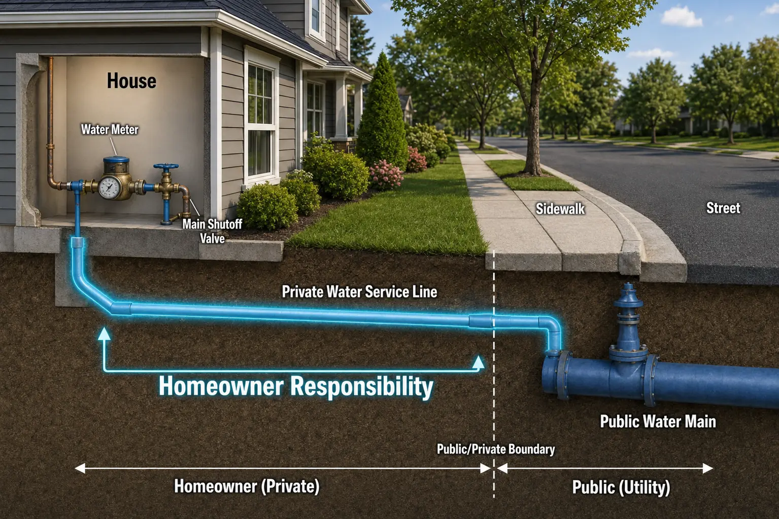 Fairfax County VA Homeowner Water Service Line Responsibility